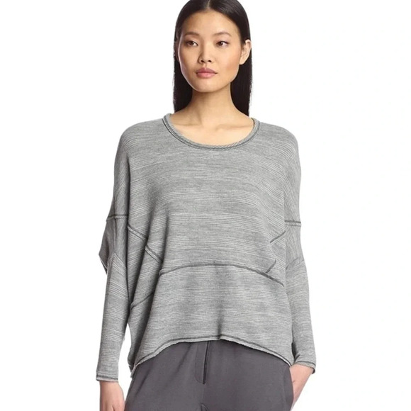 NWT Lola & Sophie Variegated Stripe Dolman Sweater - Picture 1 of 7
